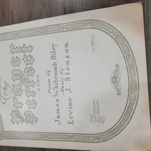 Vintage Sheet Music - The Prayer Perfect